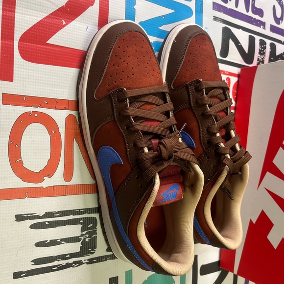 NIKE Dunk Low Retro Premium DR9704-200  Marsstone Phantom Comet Blue Sz 11.5 - Picture 4 of 9